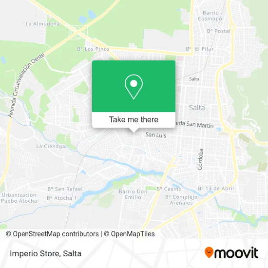 Imperio Store map