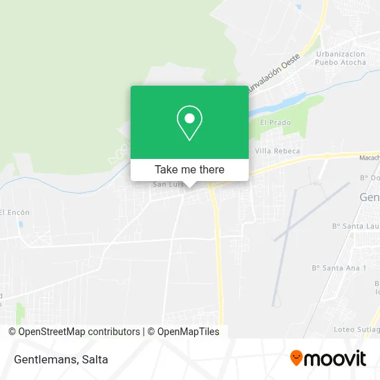 Gentlemans map