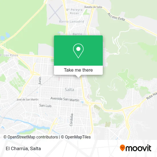 El Charrúa map