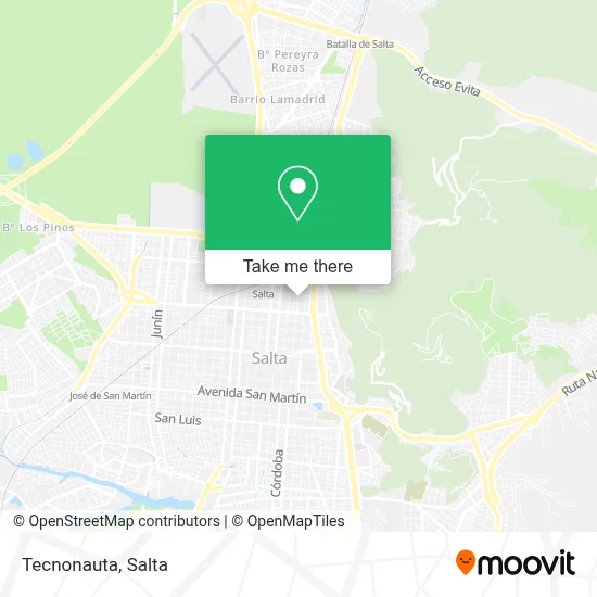 Tecnonauta map