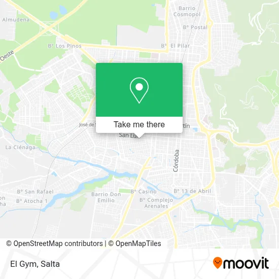 El Gym map