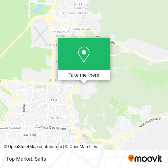 Top Market map