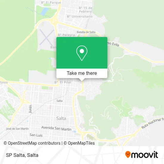 SP Salta map