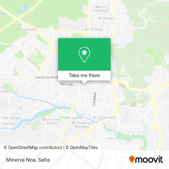 Minerva Noa map