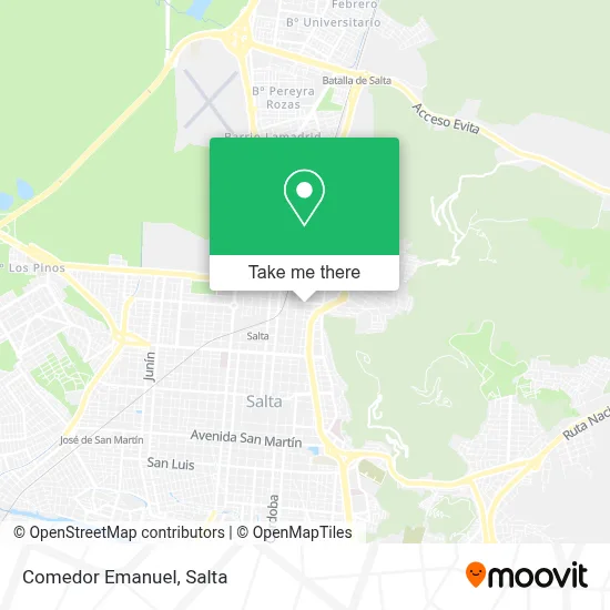 Comedor Emanuel map