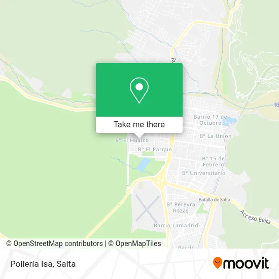 Pollería Isa map