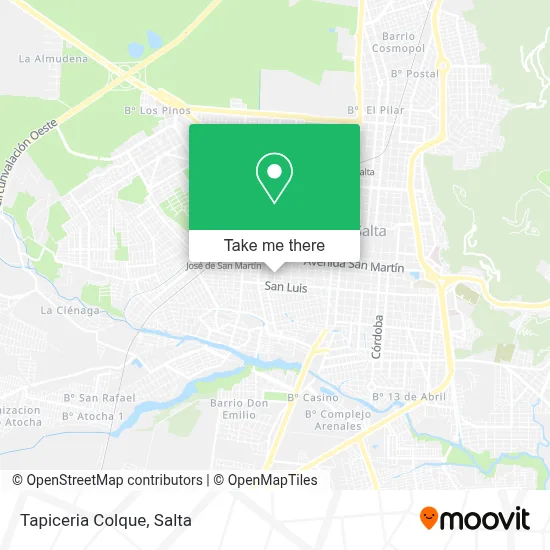 Tapiceria Colque map