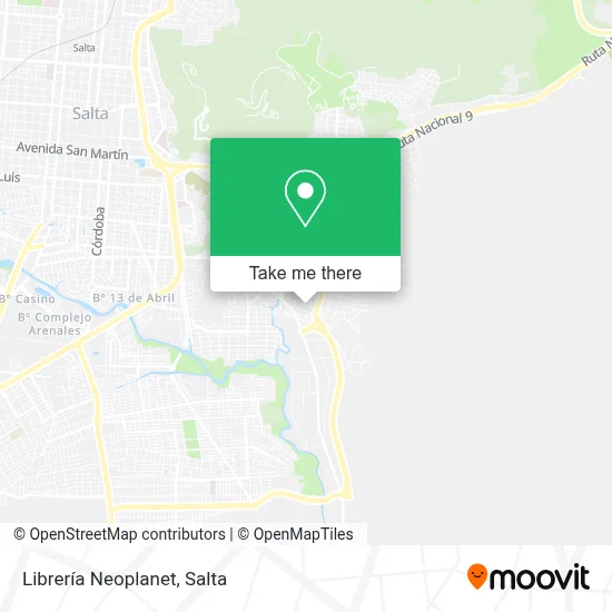 Librería Neoplanet map
