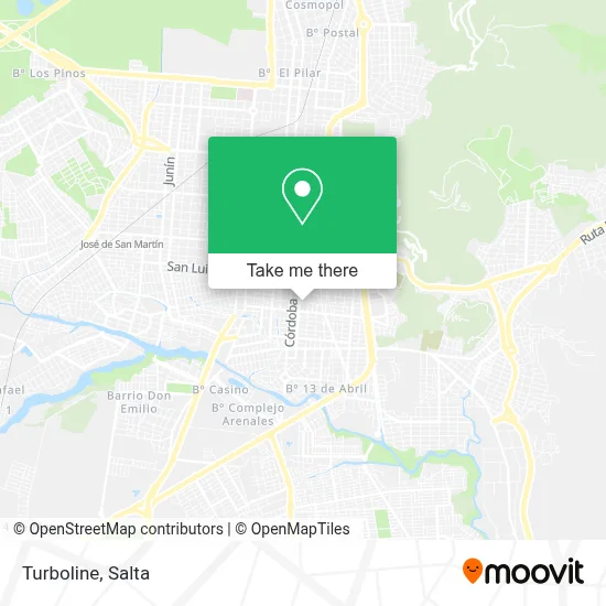 Turboline map