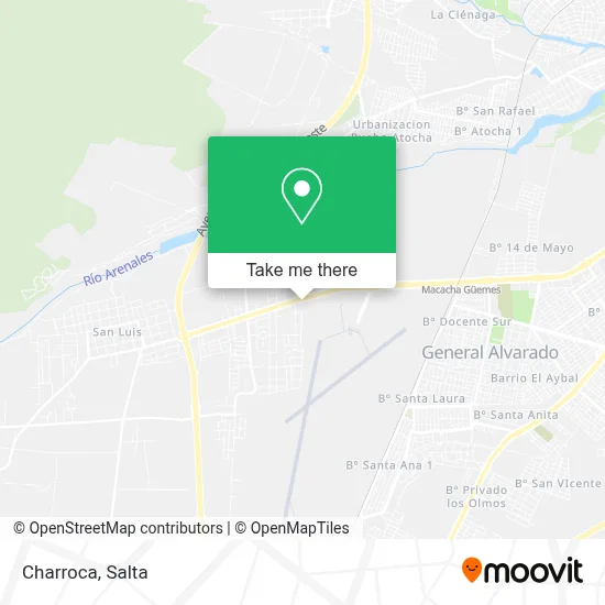 Charroca map
