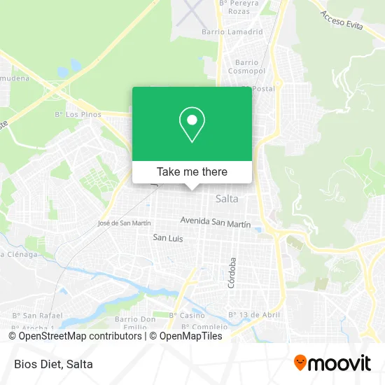Bios Diet map