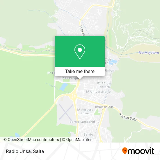 Radio Unsa map