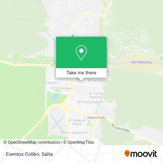 Eventos Colibri map