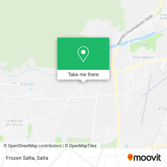 Frozen Salta map