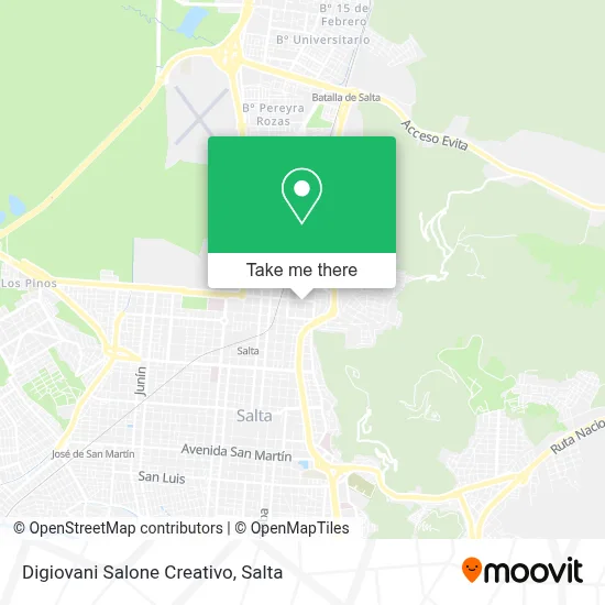 Digiovani Salone Creativo map
