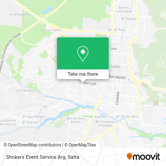 Shokers Event Service Arg map