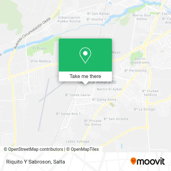 Riquito Y Sabroson map