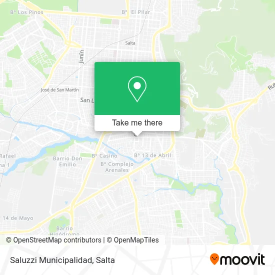 Saluzzi Municipalidad map