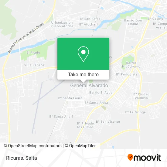 Ricuras map