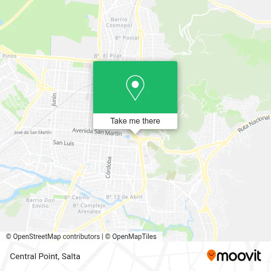 Central Point map