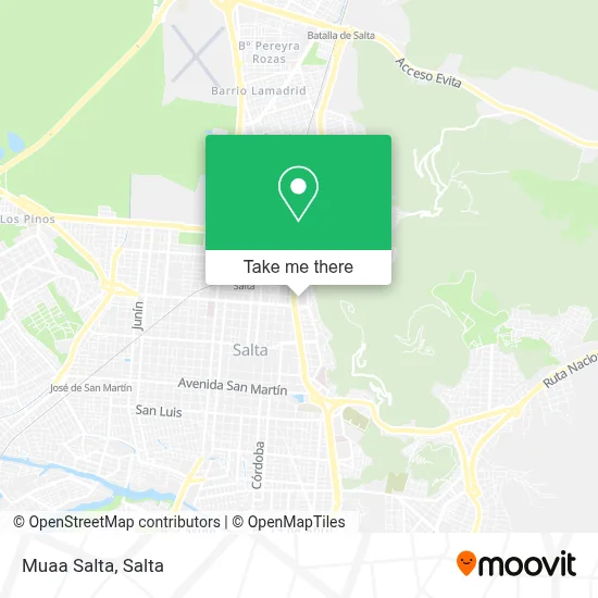 Muaa Salta map