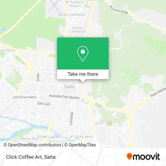 Click Coffee Art map