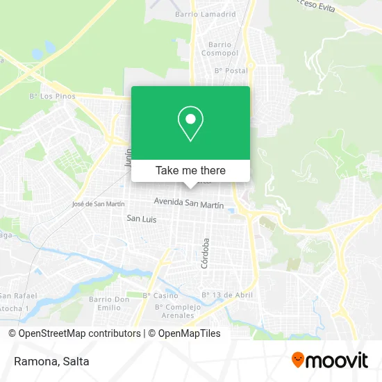 Ramona map