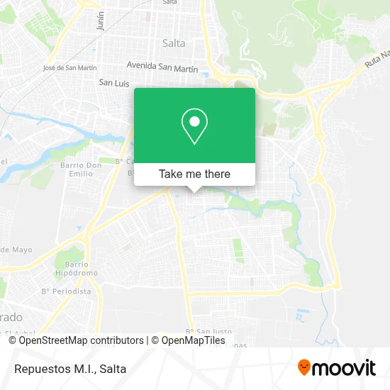 Repuestos M.I. map