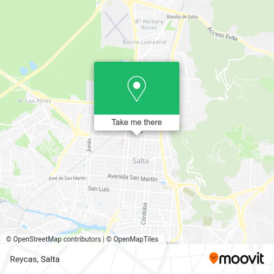 Reycas map