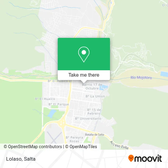 Lolaso map