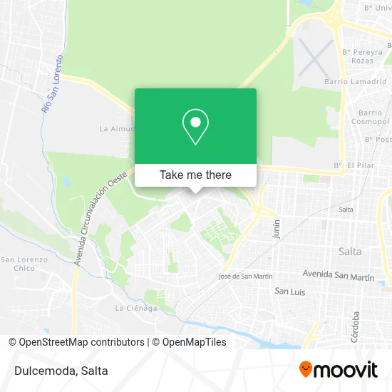 Dulcemoda map