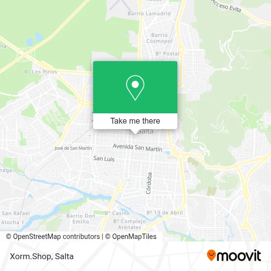 Xorm.Shop map