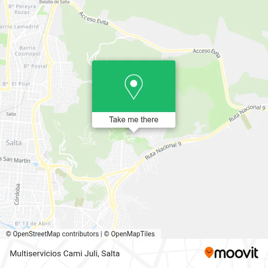 Multiservicios Cami Juli map