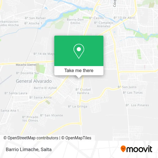 Barrio Limache map