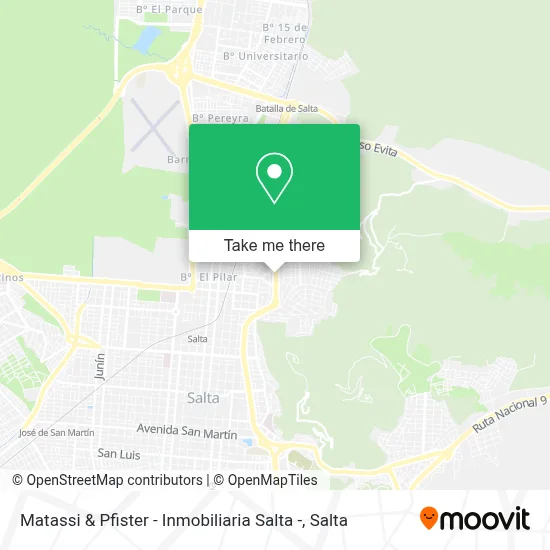 Matassi & Pfister - Inmobiliaria Salta - map