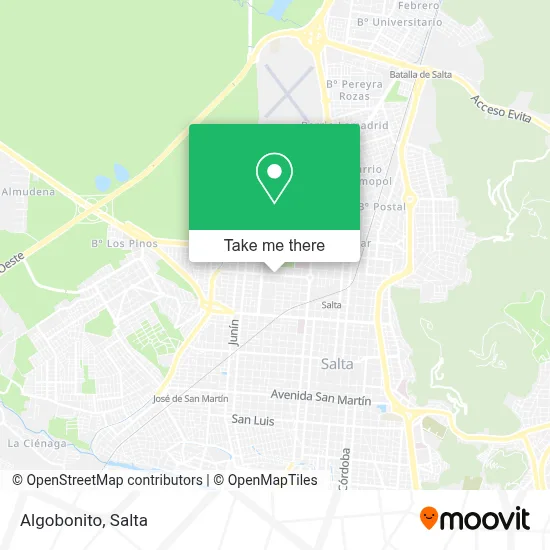 Algobonito map