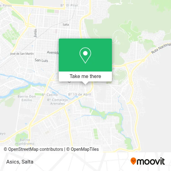 Asics map