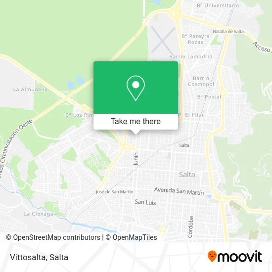 Vittosalta map