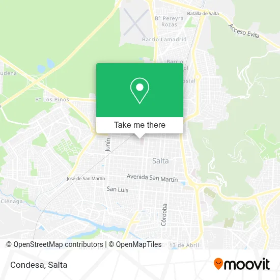 Condesa map