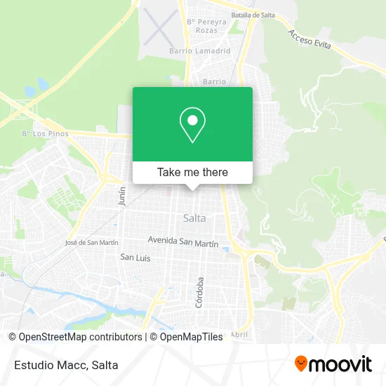 Estudio Macc map