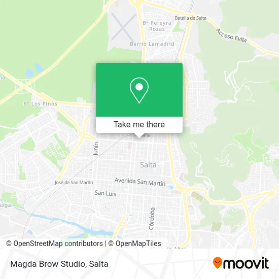 Magda Brow Studio map