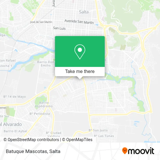 Batuque Mascotas map