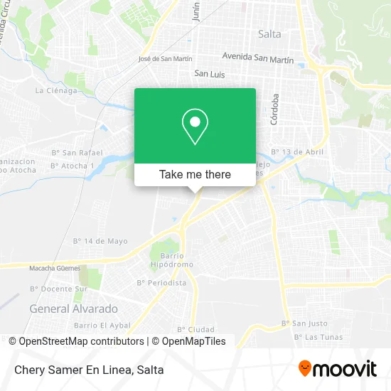Chery Samer En Linea map