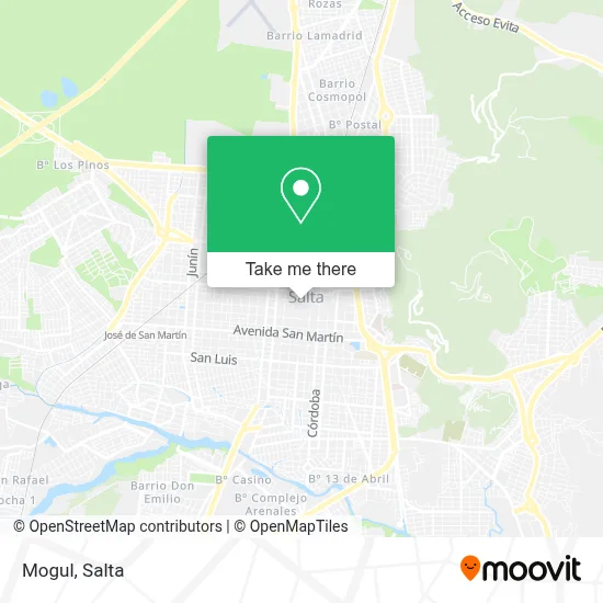 Mogul map