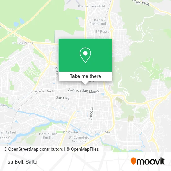 Isa Bell map