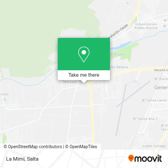 La Mimi map