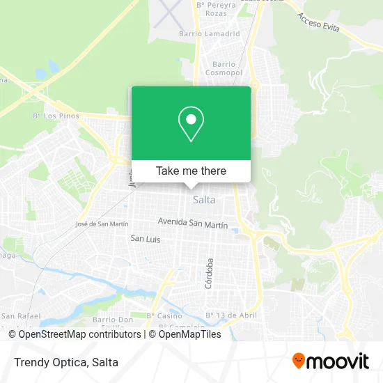 Trendy Optica map