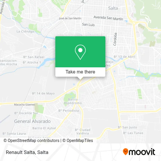 Renault Salta map