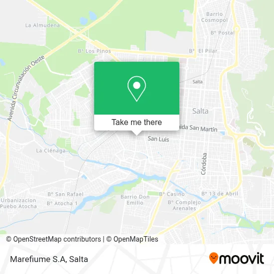 Marefiume S.A map