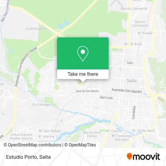 Estudio Porto map